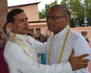 Parishioners of St. John the Evangelist Church Pangla accord a hearty welcome to New Parish Priest